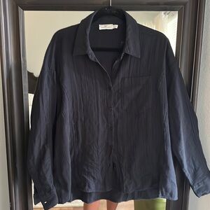 Linen vineyard vines shirt